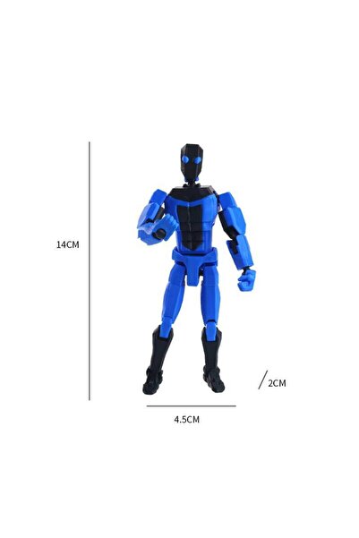Choice5 Dark 3d Printed Blue-Masked Invincible T13 Dummy13 Multi-Jointed Mova...