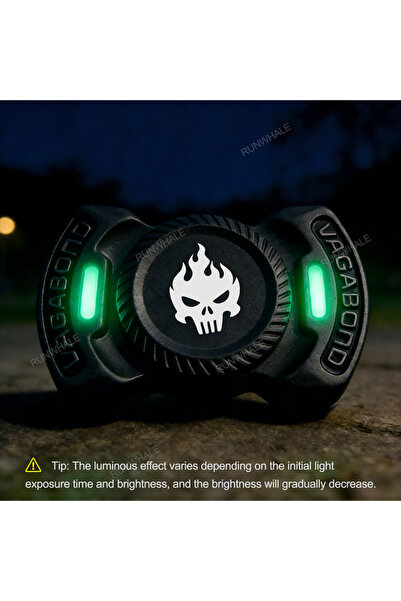 choice2 NO.06-06 Luminous 3-In-1 Fidget Spinner Toys Zinc Alloy EDC Fingertip...