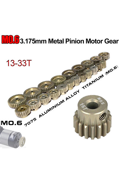 Choice13 M0.6 20T Surpass Hobbby M0.6 3.175mm Shaft 13T 15T 17T 18T 20T 22T 2...