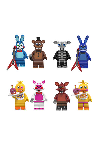 Choice7 بانداي wm6171 جديد شخصيات مصغرة من لعبة FNAF Nights، مكعبات بناء، ألع...