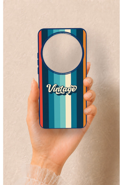 Vip Case Mi 15 Ultra Compatible Vintage Patterned Silicone Case