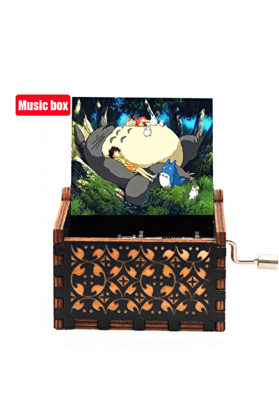 Choice1 Bandai M18 2026 Hot sale Antique carved Wooden Hand Crank Music Box T...