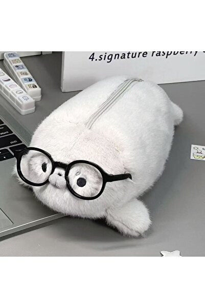 Choice3 Style 4 Funny Seal Doll Pencil Case Large Capacity Storage Bag Statio...