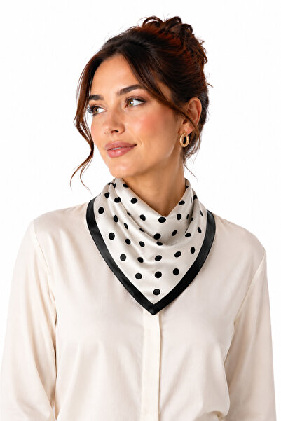 Mavi Masal Batic - Bej - Polka dot