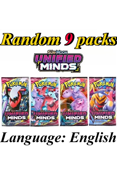 Choice19 Bandai UNIFIED 9 Packs Pokémon Card Packs Bright Stars Prismatic Evo...