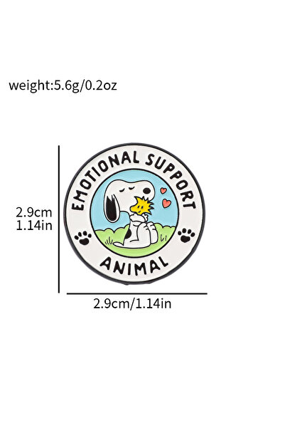 Choice5 Bandai Cartoon Badges Snoopy Enamel Lapel Pins Cute Cartoon Woodstock...