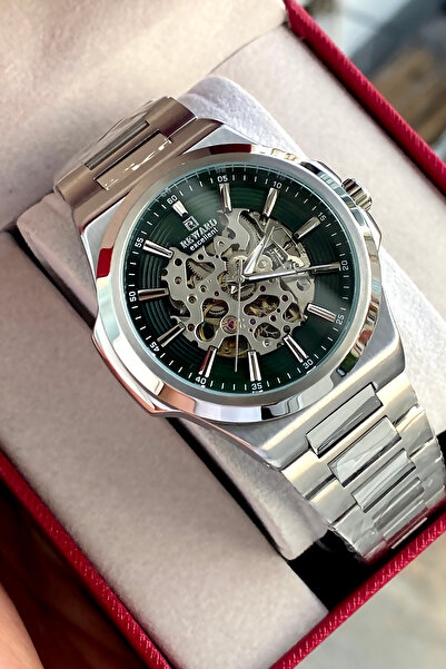 Reward Automatic Mechanism Steel Cord 2 Year Warranty Men's Wristwatch