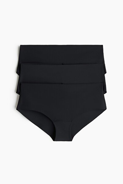 H&M 3'lü İz Yapmayan Hipster Külot Lycra®