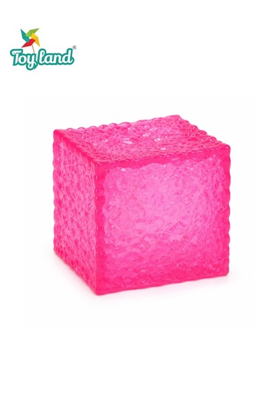 TOY LAND Cube Squeeze Ball Stress Relief Toy, Soft Sensory Squishy Fidget Cub...