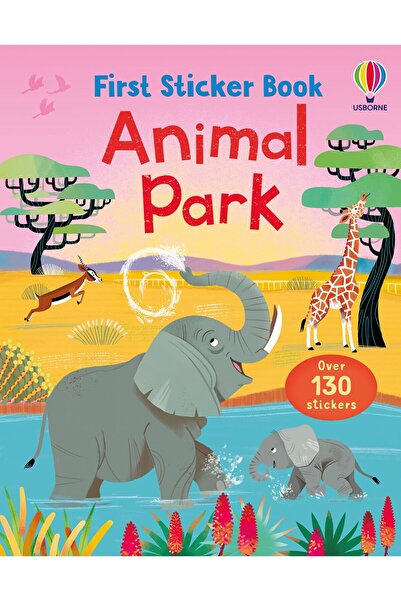Usborne Prima carte cu autocolante Parcul Animalelor