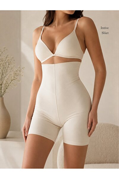 İntive Lingerie كورسيه باباتيا عالي الخصر مصنوع من السيليكون ذو خصر عالٍ للغاية