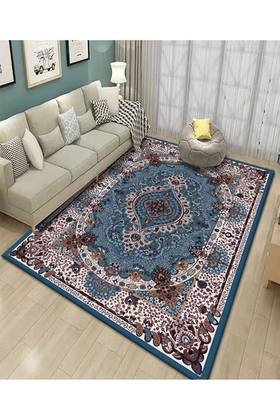 EHOME سجادة قابلة للغسل، مقاس 80x160 سم، سجادة غير قابلة للانزلاق قابلة للغسل...
