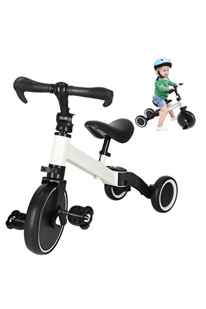 varioshop ®   Tricicletă 3-în-1 pentru copii, Mod bicicletă fără pedale, Regl...