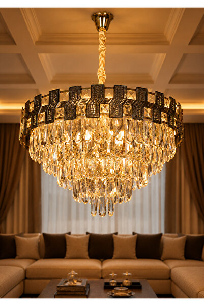 Generic Brand European Embroidered Chandelier for Luxury Councils and Recepti...