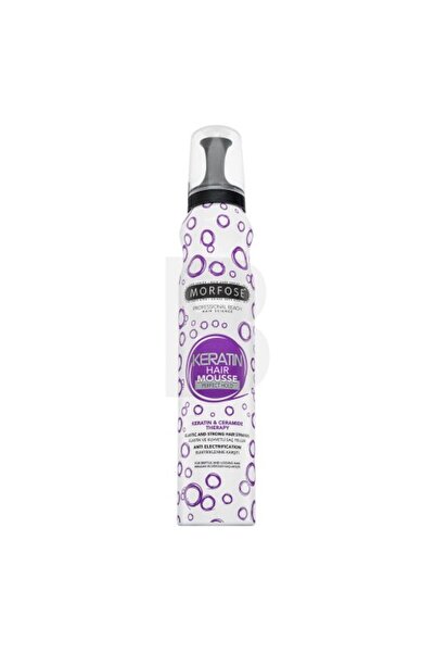Morfose Hair Mousse Perfect Hold volumising hair mousse with keratin, 200 ml