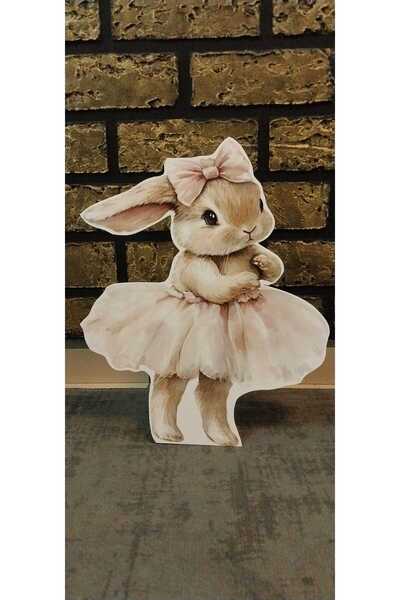 Bolat Dijital PASTEL TAVŞAN AYAKLI MAKET 40CM