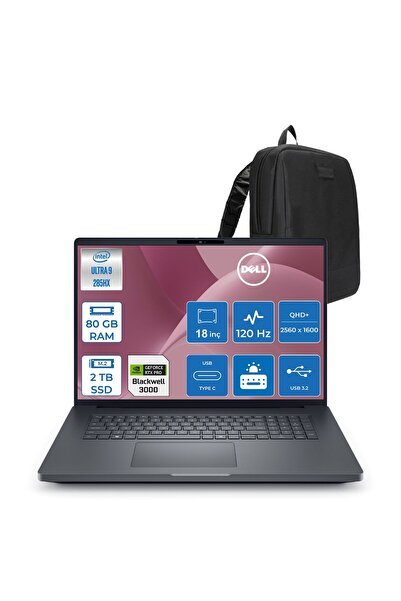 Dell Pro Max 18 Plus Intel Core Ultra 9 275HX 80GB Ddr5 2tb SSD Rtx Pro 3000 ...