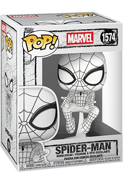 Funko Pop! Marvel: Marvel Sketched - Örümcek Adam - Koleksiyon Figür - Resmi ...