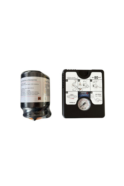 CAR-MAX Kit reparare pana auto Carmax Premium cu compresor 12V si lichid etan...