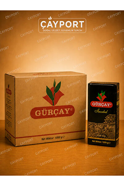 Gürçay İncebel Siyah Çay 1 Kg x 12 Adet (12 Kg Koli)