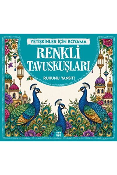Dokuz Yayınları الطيور الببغاء الملونة ورسمها للبالغين