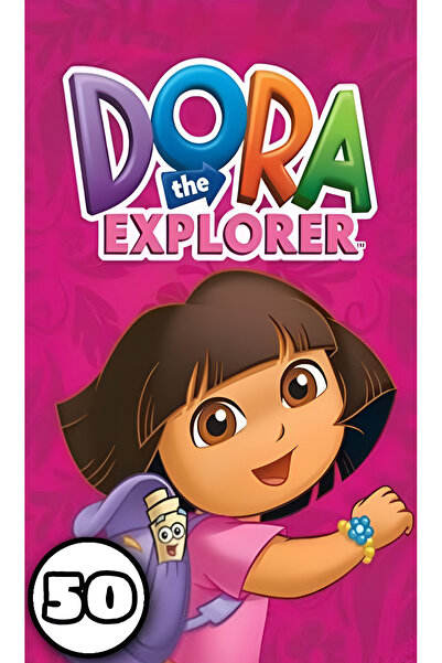 Disney Coloring book, 50 illustrations Dora the Explorer, A4