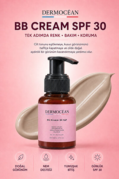 BB Krem SPF 30 Alpha Arbutinli Nemlendirici Cilt Tonu Eşitleyici 50 ml