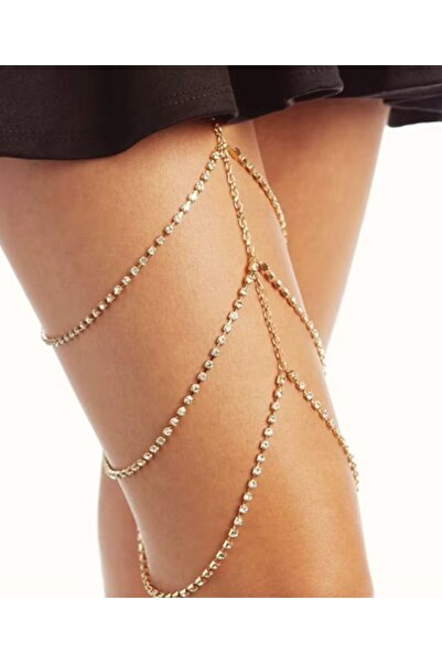 REDz Accessories Αλυσίδα σώματος για το πόδι, Κοσμήματα μόδας με αστραφτερούς...