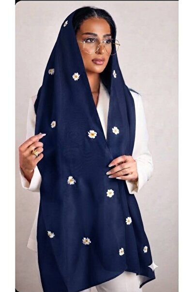Veil Designer طرحة بوال طبقيتن أناقة هادئة تناسب كل إطلالة. بتطريز الورد الصف...