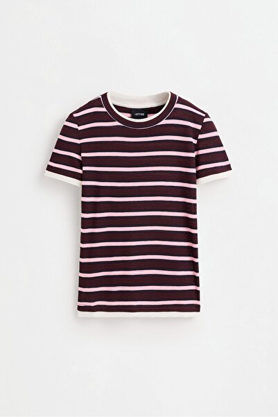 LEFTIES Çizgili t-shirt