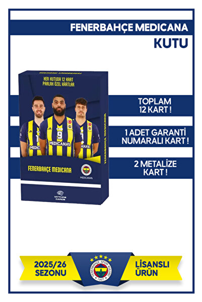 Fenerbahçe MEDİCANA (ERKEK VOLEYBOL) SEZON KARTLARI - KUTU