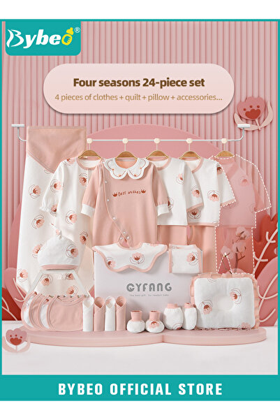 BYBEO 24PCS Newborn Baby Gift Set, Newborn Layette Gift Set for Boys and Girl...