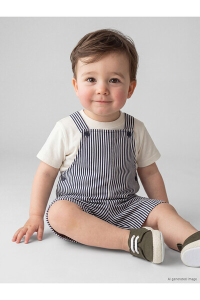 LC Waikiki Baby Set - Dark blue - Plain