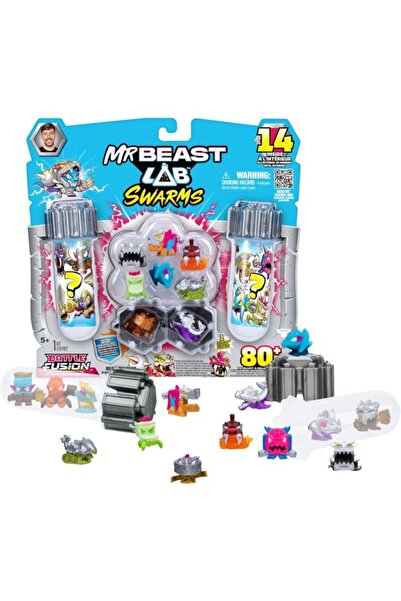 Moose Toys مجموعة مختبرات MrBeast الضخمة - سلسلة Battle Fusion (الحزمة الأولى)