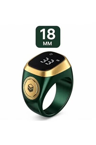 iqibla خاتم تسبيح ذكي Zikr Ring Lite E01 مع شاشة رقمية وعداد تسبيح إلكتروني و...