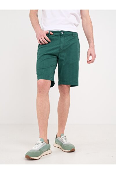 Lee Cooper - Bermude barbat de culoare uniforma cu buzunare