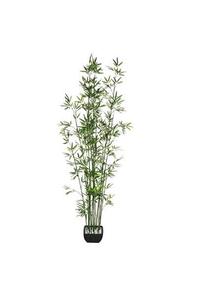 RADIONAT , Atmosphera artificial Bamboo plant with ceramic pot, 180 cm, green