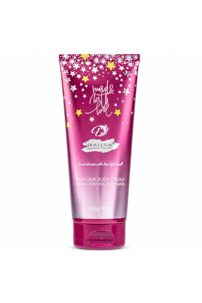 DOS LUNAS Cosmetics Dos Lunas Perfume Body Cream Made With Love Rose 200 g