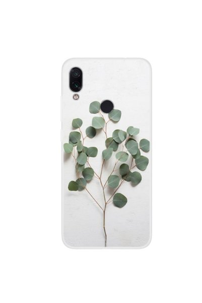 OEM Θήκη TPU Σιλικόνης για Xiaomi Redmi 7 / Redmi Y3 - Κλαδί με Πράσινα Φύλλα
