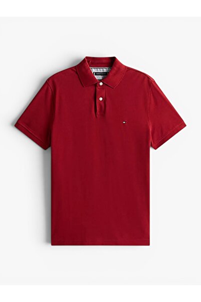 Tommy Hilfiger 1985 REGULAR POLO Erkek Kırmızı T-Shirt - MW0MW17770