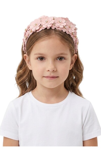 Bidani -Floral Appliqué Headband-Multicolor