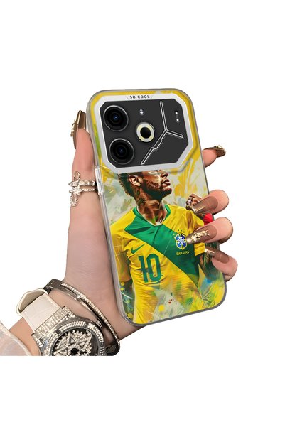 Hontinga حافظة هاتف Tecno Pova 6 Pro متوافقة مع حافظة خلفية صلبة من السيليكون...