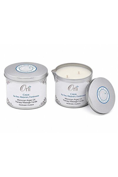 Orli CALM Therapy Massage Candle 160g - Moroccan Argan Oil, Tea Tree, Marjora...