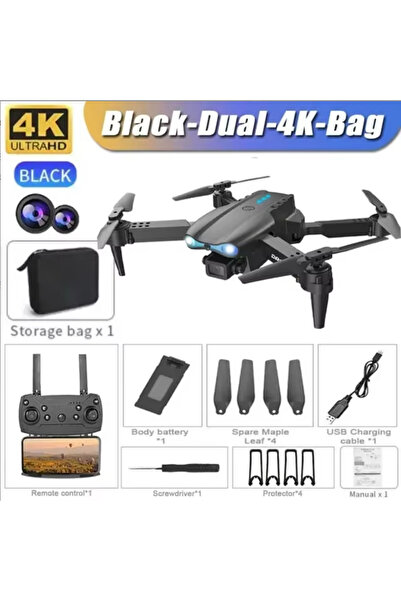 Choice7 E99-Dual-4K-Bag E99Pro HD Professional 4K Aerial Photography Drone Du...