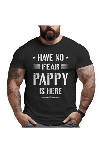 29CUN Have No Fear Pappy Is Here T-Shirt Grandpas, 100% Tee, Comfortable Shor...
