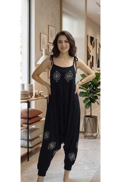 Genel Markalar Siyah tulum elbise Standart beden