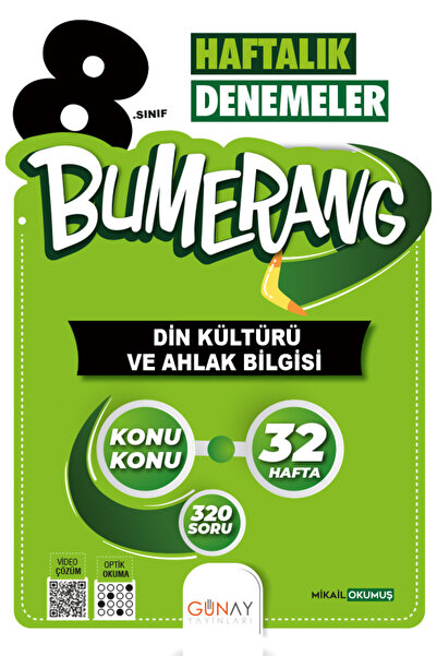 Günay Yayınları 8.SINIF LGS 2026-2027 MÜFREDAT HAFTALIK DENEME FULL SET