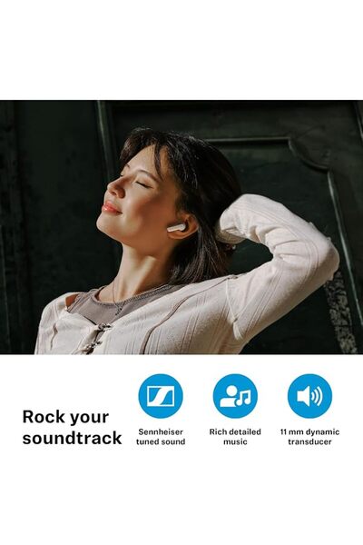 Sennheiser ACCENTUM Open Wireless Earbuds - Ear Buds with Open Design, Dynami...