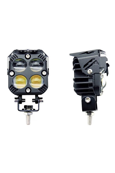 OEM Universal Προβολάκια Αλουμινίου Μοτοσυκλέτας 40W Λευκού, Κίτρινου Φωτισμο...