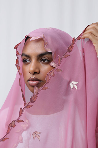 Ophelia Embroidery Hijab – Elegant Embroidered Modest Hijab for Women